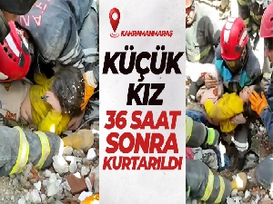 Küçük kız 36 saat sonra kurtarıldı