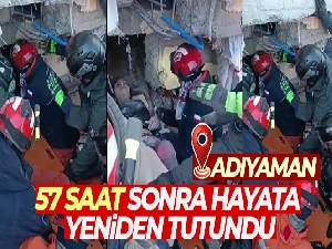 57 saat sonra hayata yeniden tutundu