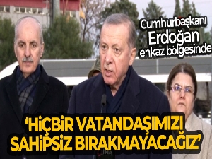 Cumhurbaşkanı Erdoğan Hatay'da!