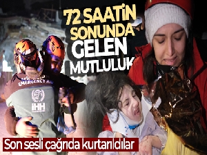 Cenazeleri almaya gelmişlerdi, son sesli çağrıda 72 saat sonra babayla kızını sağ buldular