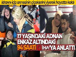 İdrarını içip annesinin çiçeklerini yiyerek hayatta kaldı