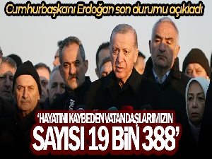 Cumhurbaşkanı Erdoğan depremin vurduğu Malatya'da çadır kenti ziyaret etti