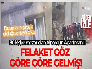 80 kişiye mezar olan Alpargün Apartmanı'na felaket göz göre göre gelmiş