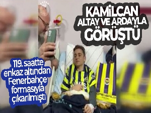 Kamilcan, Altay ve Arda'yla görüştü