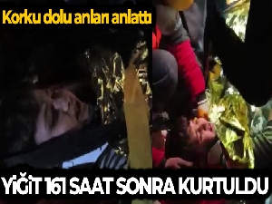 Enkazdan sağ çıkartılan minik Yiğit, korku dolu 161 saatin nasıl geçtiğini anlattı