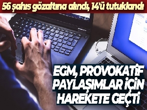 EGM: 'Provokatif paylaşımlarda bulunduğu değerlendirilen 475 hesap yöneticisi tespit edildi'