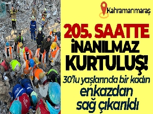 Ukraynalı kurtarma ekibi depremin 9'uncu gününde 1 kadını enkazdan sağ çıkardı