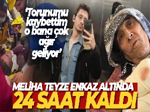 Saatlerce enkaz altında kalan yaşlı kadın korku dolu anları anlattı!