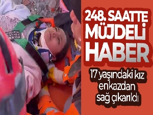 11.günde 248.saatte kurtarılan Aleyna Ölmez'in yakınları madencilere sarılıp ağladı