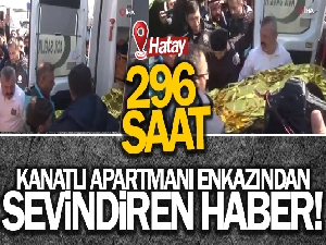 Depremin 296. saatinde enkaz altında ilk temas