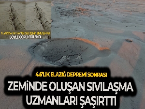 4.6 büyüklüğündeki depremde zeminde sıvılaşma oluşması uzmanları da şaşırttı