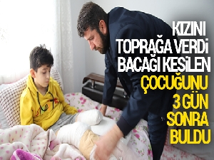 Enkaz altında kabusu yaşadı, üç gün sonra bacağı kesilmiş halde bulundu