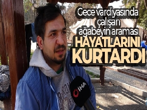 Gece vardiyasında çalışan abisi sayesinde enkaz altında kalmaktan kurtuldular!