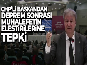 CHP'li Başkan İduğ'dan deprem sonrası muhalefetin eleştirilerine tepki