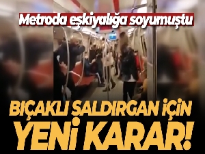 Metrodaki bıçaklı saldırganın cezası 7 yıla düşürüldü