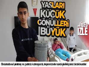 Yaşları küçük ama gönülleri büyük, kumbaralarını depremzedeler için bağışladılar
