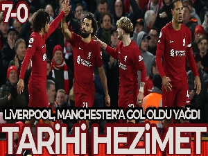 Liverpool, Manchester United'a gol oldu yağdı