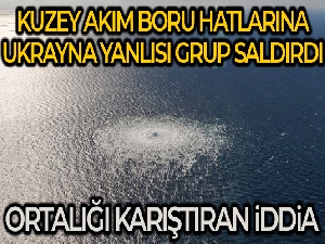Kuzey Akım Boru hatlarına Ukrayna yanlısı bir grubun sabotaj düzenlediği iddiası