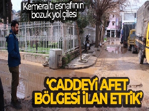 Kemeraltı esnafının bozuk yol çilesi: 'Caddeyi afet bölgesi ilan ettik'