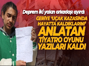 Ölen arkadaşından kalan hatırasını, ailesi hasarlı binaya girip kurtardı