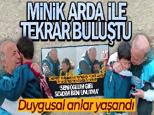 Deprem bölgesinde tanıştığı minik Arda ile tekrar buluştu duygulu anlar yaşandı