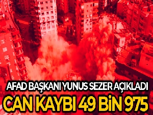 AFAD Başkanı Yunus Sezer, depremde son durumu açıkladı