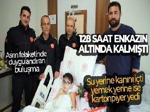 Asrın felaketinde duygulandıran buluşma