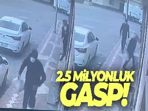 Maskeli şahıstan, güpegündüz 2.5 milyon TL'lik kapkaç