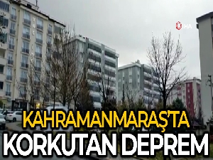 Kahramanmaraş'ta 4,9 büyüklüğünde deprem