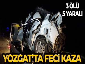 Yozgat'ta zincirleme trafik kazası: 3 ölü, 5 yaralı