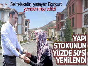 Sel felaketini yaşayan Bozkurt yeniden inşa edildi: Yapı stokunun yüzde 50'si yenilendi