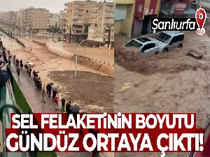Sel felaketinin boyutu gündüz ortaya çıktı