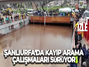 Şanlıurfa'da kayıp arama çalışmaları sürüyor