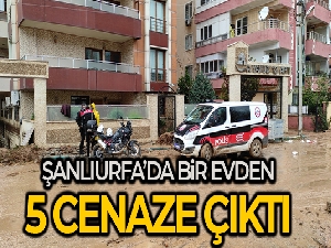 Şanlıurfa'da bir evden 5 cenaze çıktı