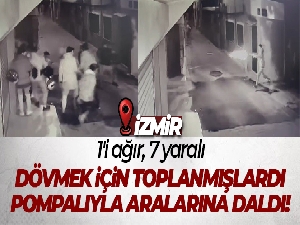Dövmek için toplanmışlardı, pompalıyla aralarına daldı: 1'i ağır, 7 yaralı