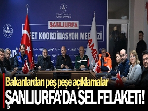 Bakanlardan sel felaketi açıklaması
