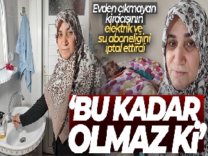 Evden çıkmayan kiracısının elektrik ve su aboneliğini iptal ettirdi