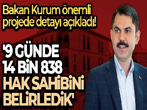 Bakan Kurum: 'İstanbul'u tüm afetlere dirençli hale getirmek için güvenli konutlar yapmayı sürdürüyoruz'