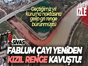 Kızılırmak'a adını veren Fablum Çayı adeta coştu