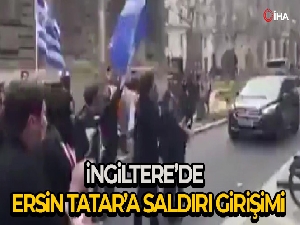 İngiltere'de, KKTC Cumhurbaşkanı Tatar'ın konvoyuna saldırı girişimi