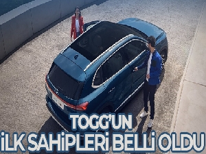 Yerli otomobil Togg'un ilk sahipleri belli oldu