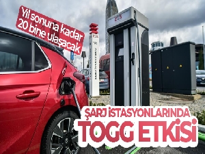 Şarj istasyonlarında TOGG etkisi; yıl sonuna kadar 20 bine ulaşacak