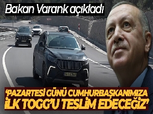 Bakan Varank: 'Pazartesi günü Cumhurbaşkanımıza ilk Togg'u teslim edeceğiz'