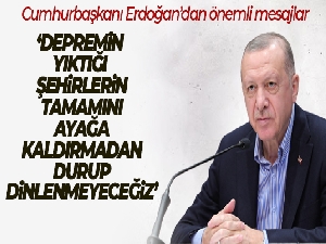 Cumhurbaşkanı Erdoğan'dan Gaziantep'te önemli açıklamalar
