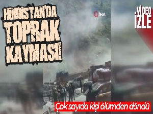 Hindistan'daki toprak kaymasında çok sayıda kişi ölümden döndü