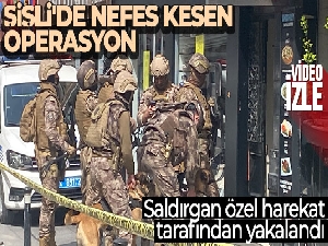 Şişli'de nefes kesen operasyon: Saldırgan, özel harekat tarafından yakalandı
