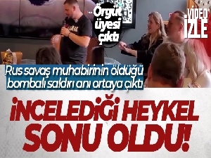 Rus savaş muhabirinin öldüğü bombalı saldırı anı ortaya çıktı