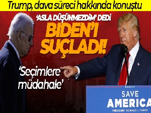 ABD eski başkanı Trump dava süreci hakkında konuştu: 'Görülmemiş ölçekte seçim müdahalesi'