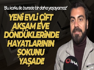 Yeni evlenen çiftin evine giren hırsız, 450 bin lira değerinde ziynet eşyası çaldı