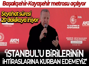 Cumhurbaşkanı Erdoğan: 'Kimileri sadece laf yapar, kimileri de işte böyle iş yapar, hizmet yapar'